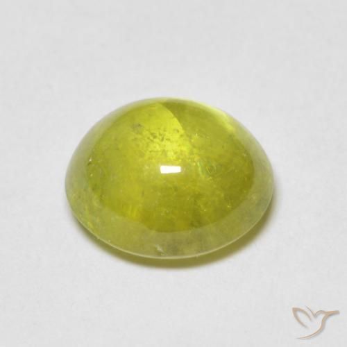9,17 ctw natürlicher hellgrün Sphene, Oval, Transparent