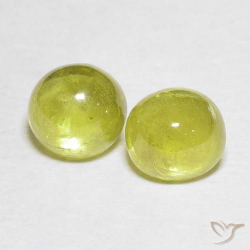 3.07ctw Natürlicher Pineapple yellow Sphene, Oval, Transparent