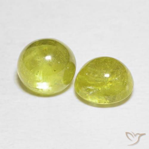 3.07 ct natürliche Pineapple yellow Sphene-Edelsteine, Oval, Transparent