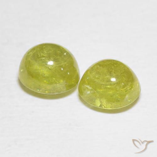 3.07 ct natürliche Pineapple yellow Sphene-Edelsteine, Oval, Transparent
