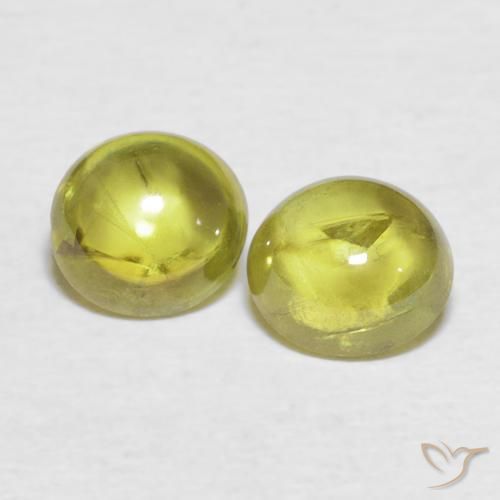 2.18ctw Natürlicher Bräunliches Gelb Sphene, Oval, Transparent