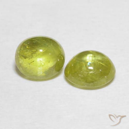 1.98 ct natürliche Pineapple yellow Sphene-Edelsteine, Oval, Transparent