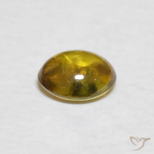 9,17 ctw natürlicher Erdiges Gelb Sphene, Oval, Transparent