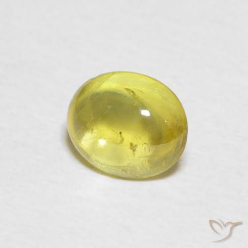 9,17 ctw natürlicher Cyber-Gelb Sphene, Oval, Transparent