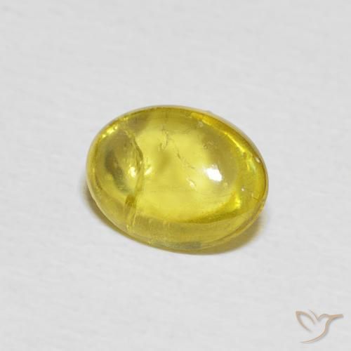 9,17 ctw natürlicher Helles Honiggelb Sphene, Oval, Transparent