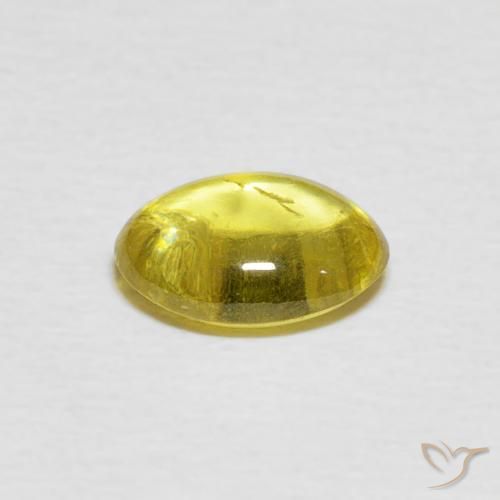 9,17 ctw natürlicher Helles Honiggelb Sphene, Oval, Transparent