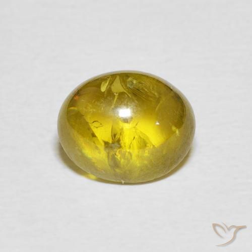 2.79ct Natürlicher Bräunliches Gelb Sphene, Oval, Transparent