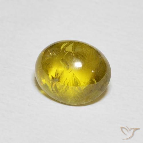 9,17 ctw natürlicher Bräunliches Gelb Sphene, Oval, Transparent