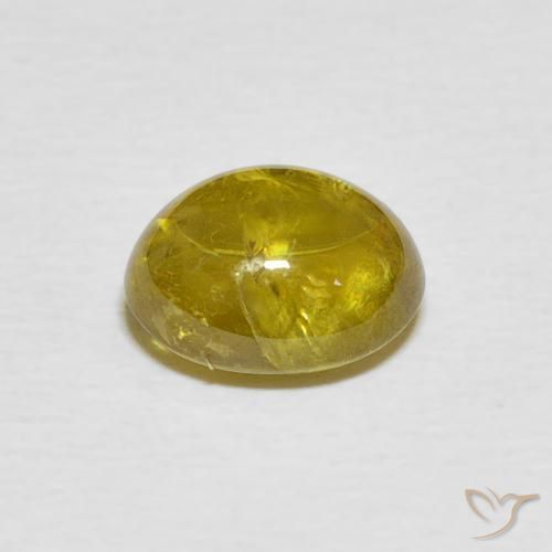 9,17 ctw natürlicher Bräunliches Gelb Sphene, Oval, Transparent