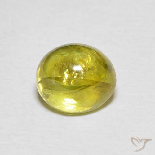 2.25ct Natürlicher Pineapple yellow Sphene, Oval, Transparent