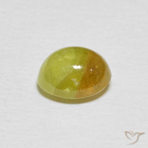 9,17 ctw natürlicher Blasses Gelb Sphene, Oval, Lichtdurchlässig