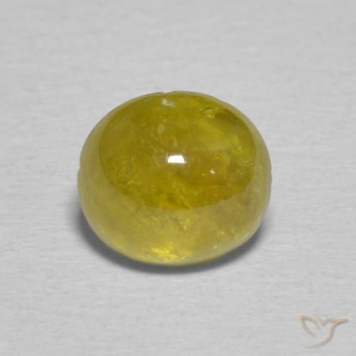 1.34ct Natürlicher Pineapple yellow Sphene, Oval, Transparent