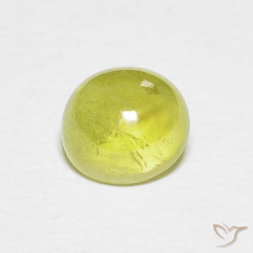 1.53ct Natürlicher gelblich-grün Sphene, Oval, Transparent