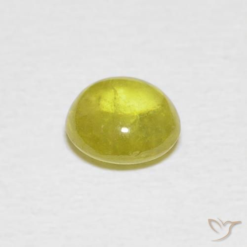 9,17 ctw natürlicher Warmes Waldgrün Sphene, Oval, Transparent