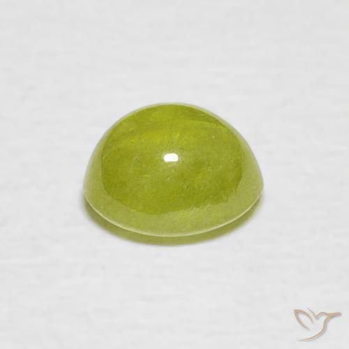 9,17 ctw natürlicher Warmes Waldgrün Sphene, Oval, Transparent
