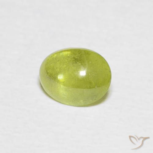9,17 ctw natürlicher Mittelgrün Sphene, Oval, Transparent