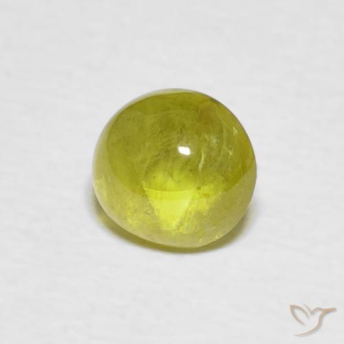 9,17 ctw natürlicher gelblich-grün Sphene, Oval, Transparent