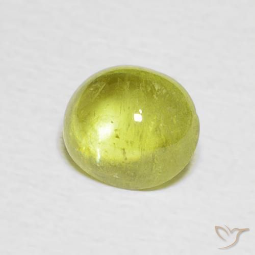9,17 ctw natürlicher Helles Zitronengelb Sphene, Oval, Transparent