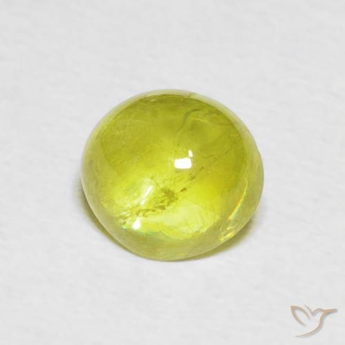 9,17 ctw natürlicher Helles Zitronengelb Sphene, Oval, Transparent