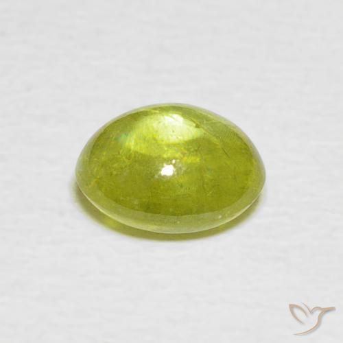 9,17 ctw natürlicher Helles Zitronengelb Sphene, Oval, Transparent
