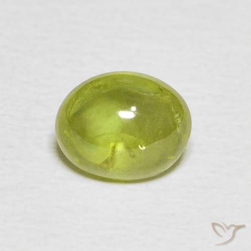 1.36ct Natürlicher hellgelb Sphene, Oval, Transparent