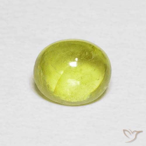 1.44ct Natürlicher hellgelb Sphene, Oval, Transparent