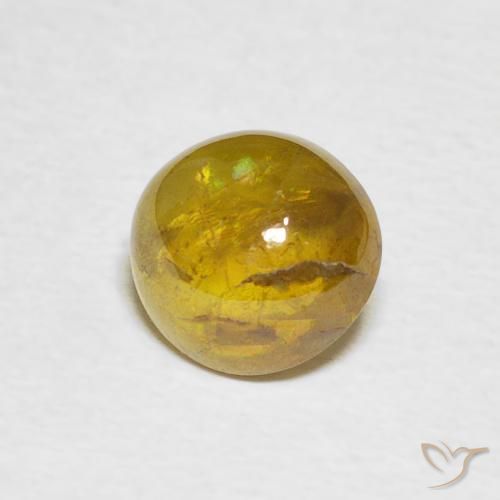 9,17 ctw natürlicher grünlich-gold-braun Sphene, Oval, Transparent