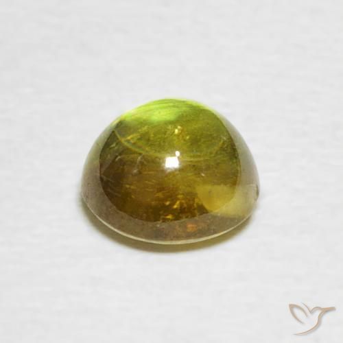 9,17 ctw natürlicher Mittelgelb Sphene, Oval, Transparent