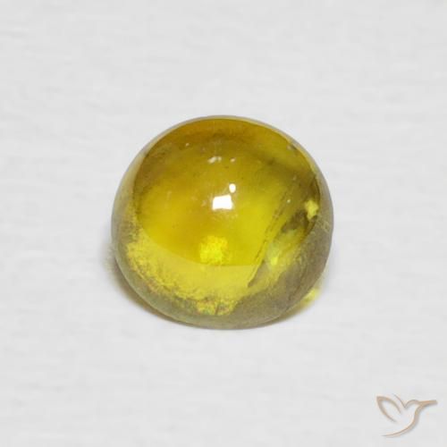 0.75ct Natürlicher Mittelgelb Sphene, Oval, Transparent