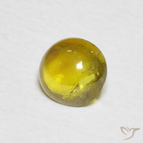 9,17 ctw natürlicher Mittelgelb Sphene, Oval, Transparent
