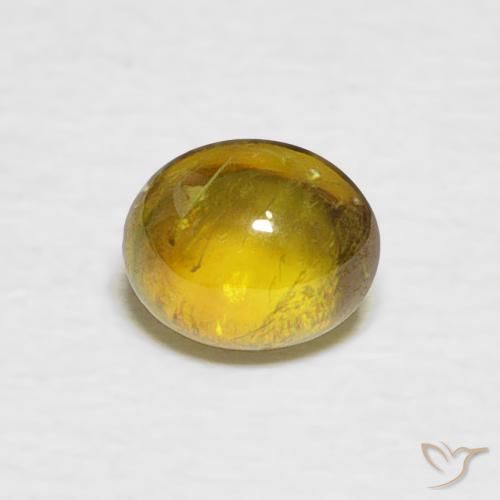 0.69ct Natürlicher Mittel braun Sphene, Oval, Transparent