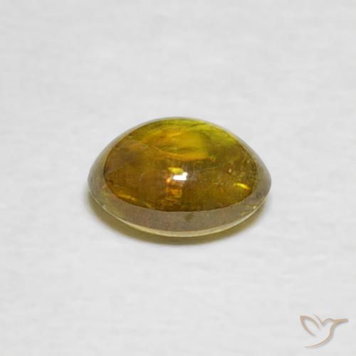 9,17 ctw natürlicher Mittel braun Sphene, Oval, Transparent