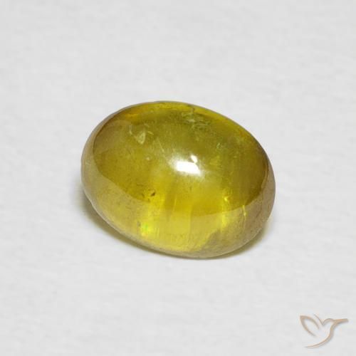 9,17 ctw natürlicher Mittelgelb Sphene, Oval, Transparent