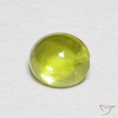 9,17 ctw natürlicher Warmes Erdgrün Sphene, Oval, Transparent