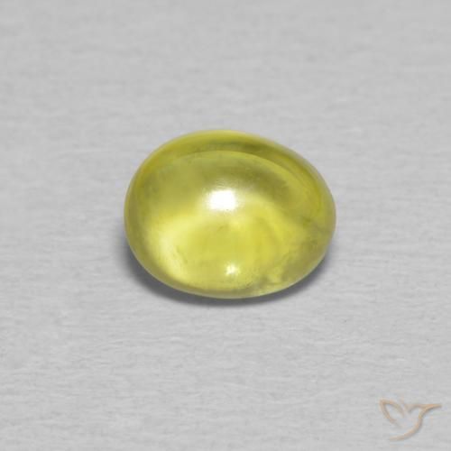 0.85ct Natürlicher Warmes Waldgrün Sphene, Oval, Transparent