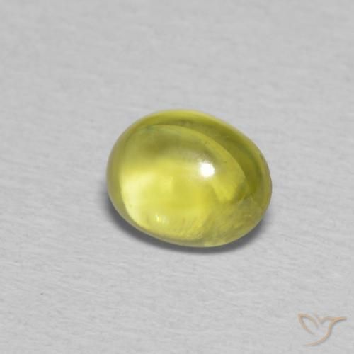 9,17 ctw natürlicher Warmes Waldgrün Sphene, Oval, Transparent