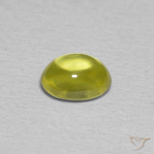 9,17 ctw natürlicher Warmes Waldgrün Sphene, Oval, Transparent