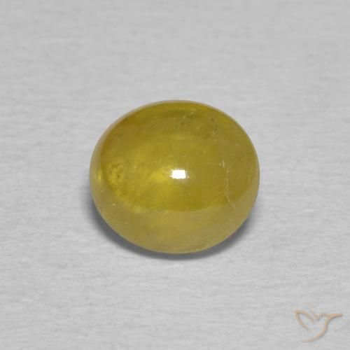 0.99ct Natürlicher Herbstgelb Sphene, Oval, Transparent