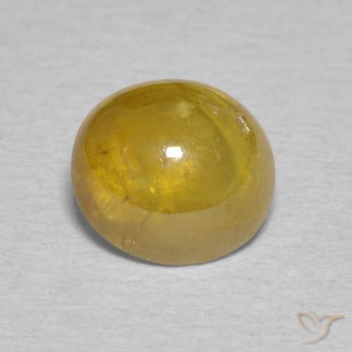 2.06ct Natürlicher bräunlich-gold Sphene, Oval, Transparent