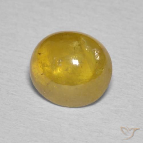 9,17 ctw natürlicher bräunlich-gold Sphene, Oval, Transparent