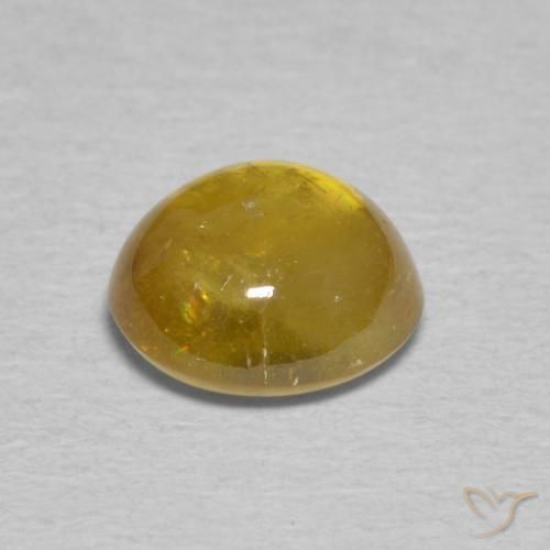 9,17 ctw natürlicher bräunlich-gold Sphene, Oval, Transparent