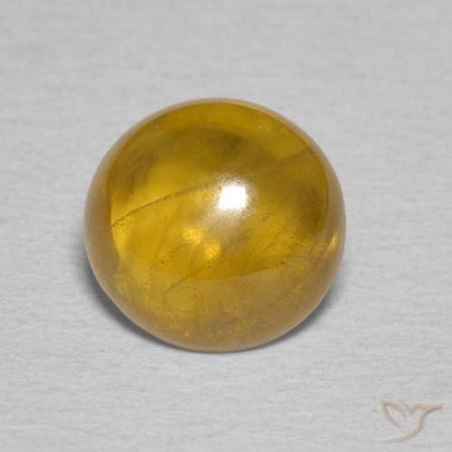 9,17 ctw natürlicher Golden Sphene, Oval, Transparent