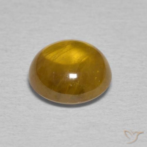 9,17 ctw natürlicher Golden Sphene, Oval, Transparent