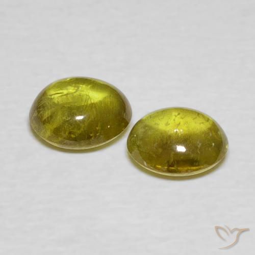 1.57 ct natürliche Erdiges Gold Sphene-Edelsteine, Oval, Transparent