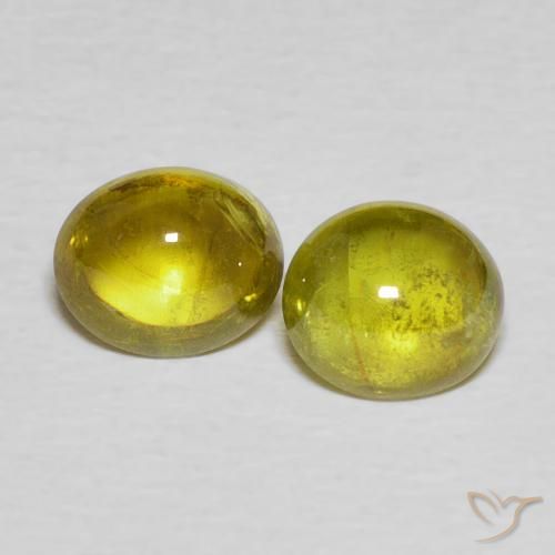 2.26ctw Natürlicher Tiefes Goldbraun Sphene, Oval, Transparent