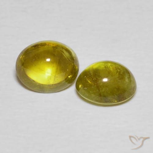 2.26 ct natürliche Tiefes Goldbraun Sphene-Edelsteine, Oval, Transparent