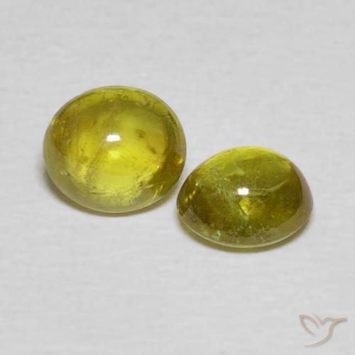 1.76 ct natürliche Tiefes Goldbraun Sphene-Edelsteine, Oval, Transparent