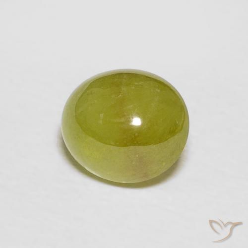 9,17 ctw natürlicher Zitronengelb Sphene, Oval, Lichtdurchlässig