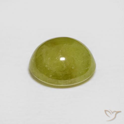 9,17 ctw natürlicher Zitronengelb Sphene, Oval, Lichtdurchlässig