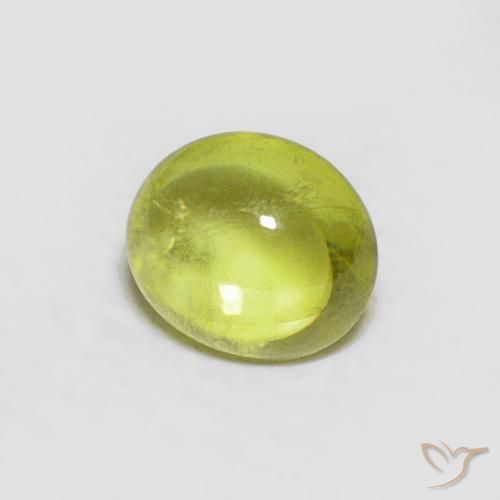 9,17 ctw natürlicher Warmes Waldgrün Sphene, Oval, Transparent